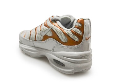 Bambini Nike Tuned 1 Air Max più TN (Ps) - 848216 001 - Oro Bianco Scarpe | eBay